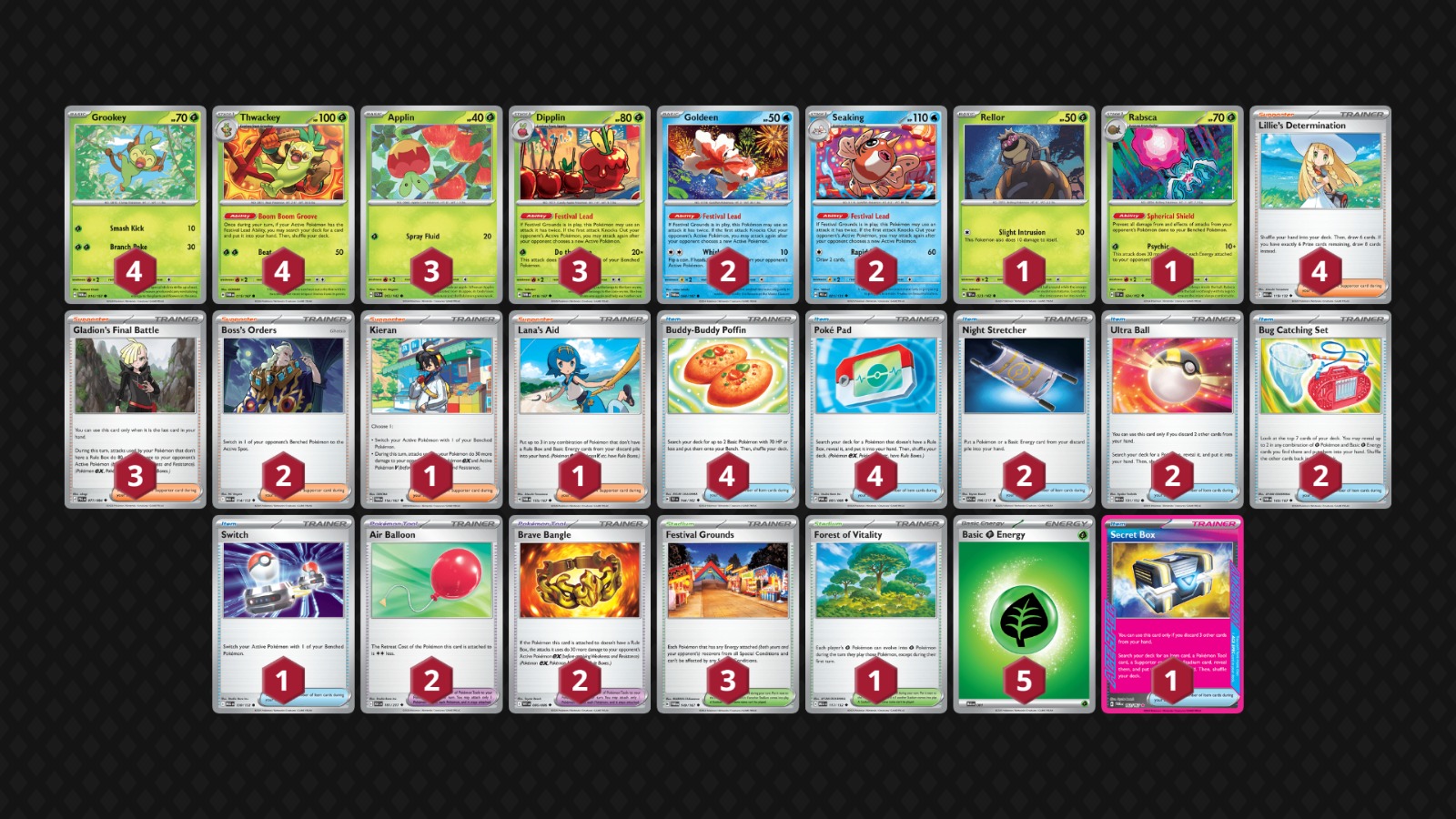 Festival Lead Deck Pokemon TCG deck